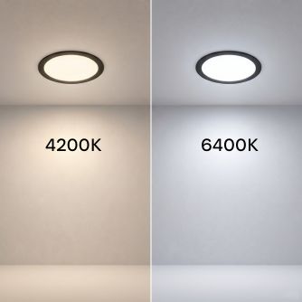 Детальніше про Світильник точковий врізний Євросвітло 12Вт коло LED-R-170-12 4200К чорний, фото 6 Світильник точковий врізний Євросвітло 12Вт коло LED-R-170-12 4200К чорний, фото 6