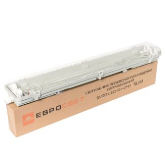 Світильник промисловий ЕВРОСВЕТ 2*600мм під лампу Т8 LED-SH-2*10 IP65 Slim, фото 3