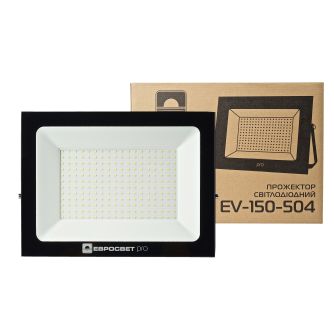 Прожектор світлодіодний ЕВРОСВЕТ 150Вт 6400К EV-150-504 PRO 13500Лм, фото 3