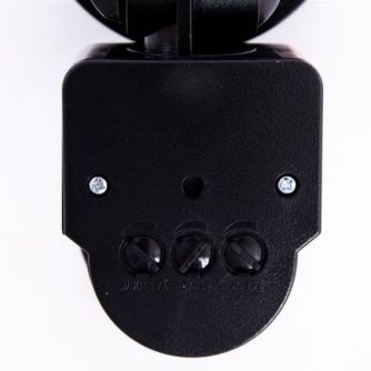 Датчик руху настінний Євросвітло SW-01 180° Чорний, фото 6