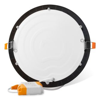 Світильник точковий врізний Євросвітло 18Вт коло LED-R-225-18 4200К чорний, фото 3