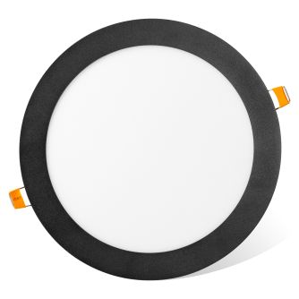 Світильник точковий врізний Євросвітло 18Вт коло LED-R-225-18 4200К чорний, фото 2