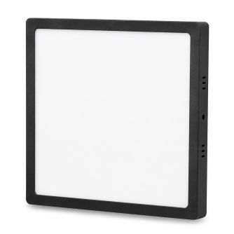 Світильник точковий накладний Євросвітло 24Вт квадрат LED-SS-300-24 4200К чорний