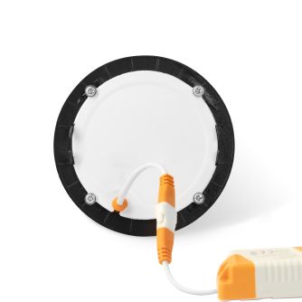 Світильник точковий врізний Євросвітло 6Вт коло LED-R-120-6 4200К чорний, фото 4