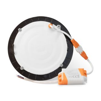 Світильник точковий врізний Євросвітло 9Вт коло LED-R-150-9 4200К чорний, фото 3