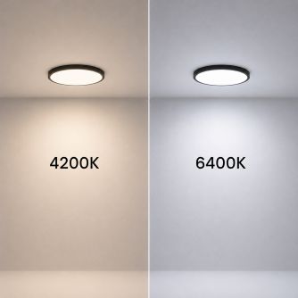 Светильник точечный накладной Євросвітло 12Вт круг LED-SR-170-12 4200К черный, фото 5