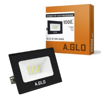 Детальніше про Прожектор світлодіодний A.GLO GL-22-10 10W 6400K Прожектор світлодіодний A.GLO GL-22-10 10W 6400K