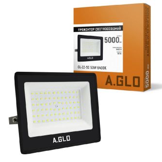 Детальніше про Прожектор світлодіодний A.GLO GL-22-50 50W 6400K Прожектор світлодіодний A.GLO GL-22-50 50W 6400K