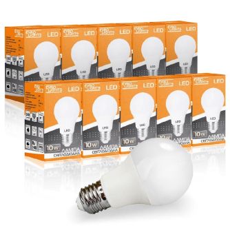 Набір LED лампа Evro Lights 10Вт 4200К A-10-4200-27 Е27 10шт