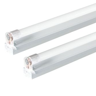 Набор светильник балка B-1-1200 и LED-лампа Т8 EVROLIGHT 18 Вт 6400К 2шт, фото 2