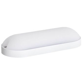 Светильник с датчиком движения LED накладной Євросвітло овал CL-RS-V1 IP65 18 Вт 6400К, фото 3