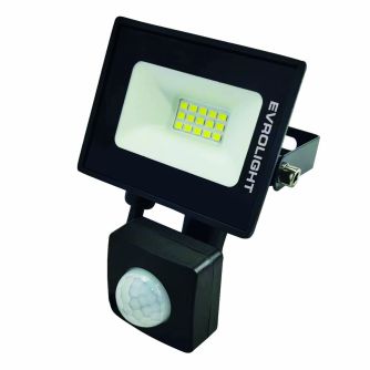 Набір прожектор світлодіодний з датчиком руху EVROLIGHT FM-01D-10 10W 6400К 2шт, фото 2