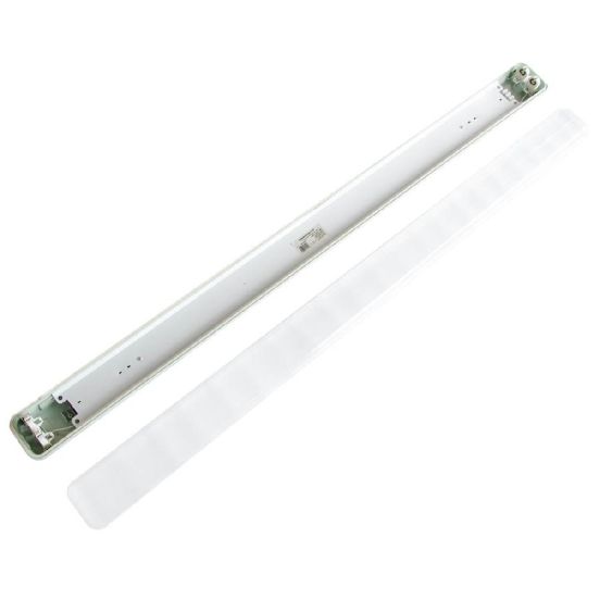 Светильник Євросвітло 2*1200мм под лампу Т8 LED-SH2-45 с пластиной IP65