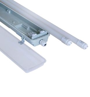 Світильник ЕВРОСВЕТ LED-SH-40 2*1200 IP65 з лампами 18Вт 4000К