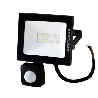 Прожектор светодиодный EVROLIGHT 20Вт с датчиком движения EV-20D 6400К, фото 2
