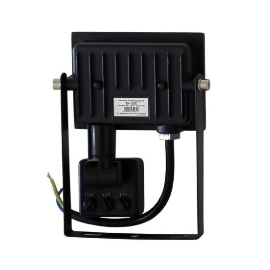Прожектор светодиодный EVROLIGHT 20Вт с датчиком движения EV-20D 6400К, фото 3