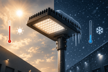 LED в спеку та мороз: як температура впливає на термін експлуатації та світловий потік