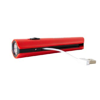 Подробнее о Фонарик на аккумуляторе LED TGX-8069 с детектором валют красный Фонарик на аккумуляторе LED TGX-8069 с детектором валют красный