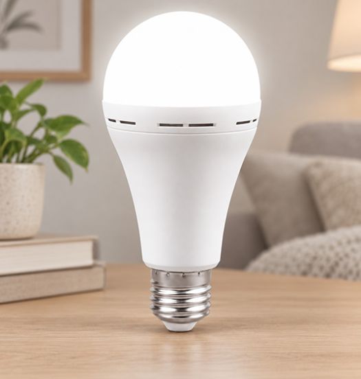Лампа аккумуляторная Е27 LED Inteligent АС9W DC3W 800 6400K, фото 2