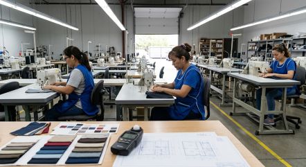 Освітлення швейного цеху: як економія на освітленні б’є по кишені