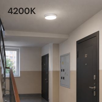 Подробнее о Светильник LED накладной Євросвітло 12Вт круг CL-R1 4200K IP65, фото 4 Светильник LED накладной Євросвітло 12Вт круг CL-R1 4200K IP65, фото 4