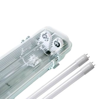 Світильник Євросвітло LED-SH2-40 2*1200 IP65 з лампами 18Вт 4000К, фото 3