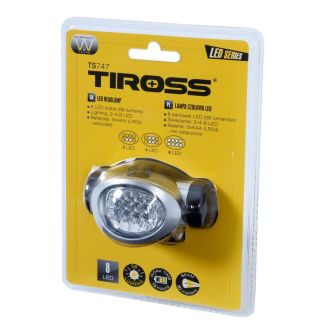 Фонарик Tiross TS747 налобный LED на батарейках